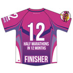 12 Half Marathons in 12 Months Shirt
